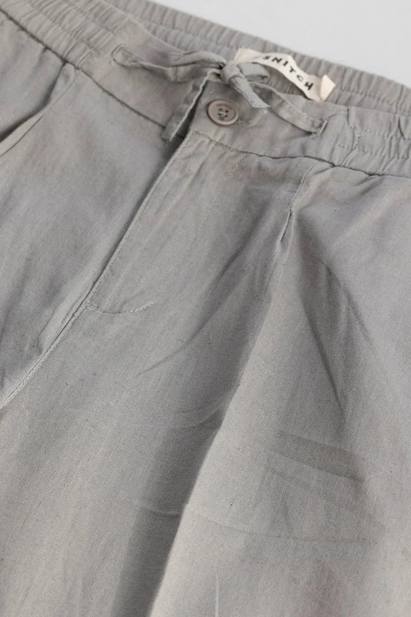 سنيتش Nova Grey Linen Blend Trouser